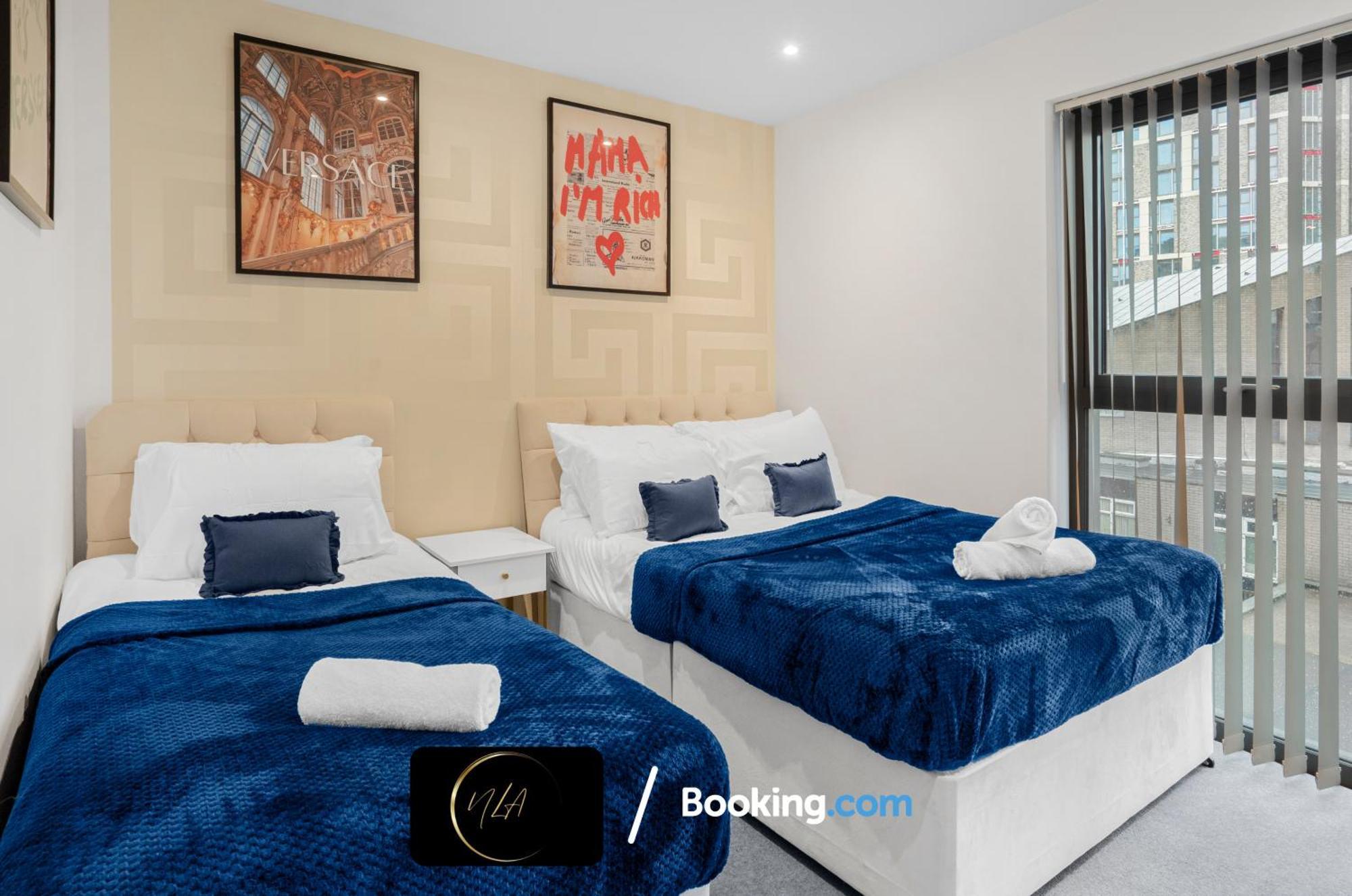 City Centre Apartment With Free Parking, 2 Bathrooms, Netflix And Wifi - Suitable For Contractors And Families - By Noor Luxury Accommodations Birmingham Exterior foto