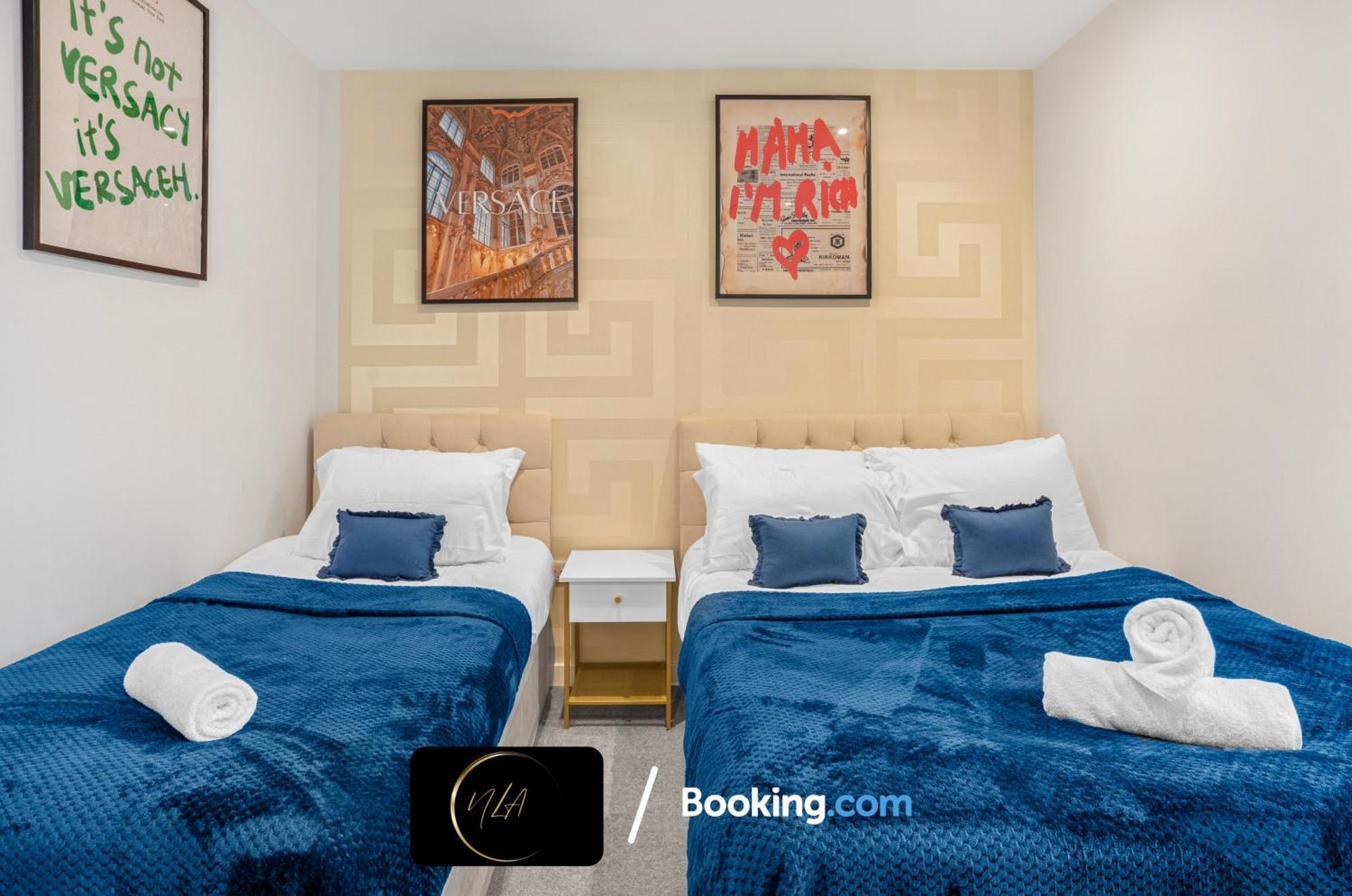 City Centre Apartment With Free Parking, 2 Bathrooms, Netflix And Wifi - Suitable For Contractors And Families - By Noor Luxury Accommodations Birmingham Exterior foto